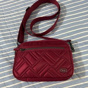 Lug Super Coupe Crossbody/Belt Bag ~ Maroon ~ EUC